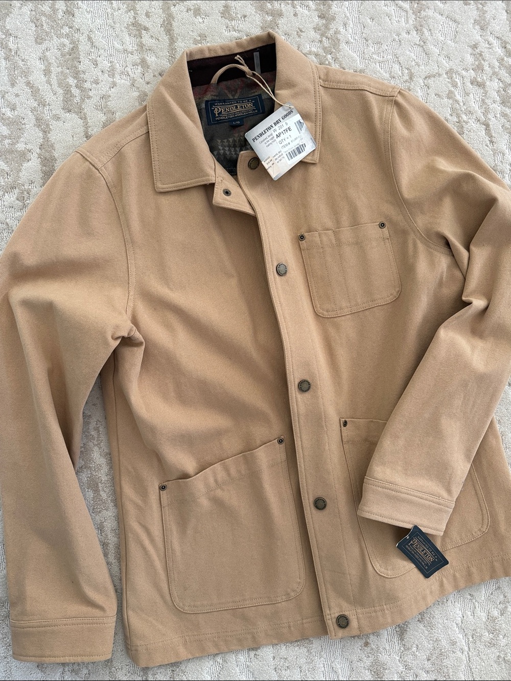 Pendleton chore coat- new!